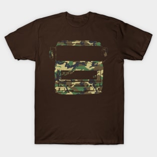 Classic 1990s ERF E Series lorry woodland camo T-Shirt